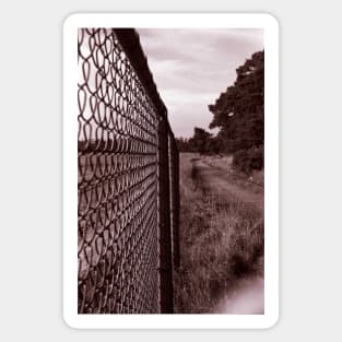 The Chain-link fence Sticker